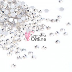 Cristale pentru decor 100 bucati SC003 Argintii 2,0mm 